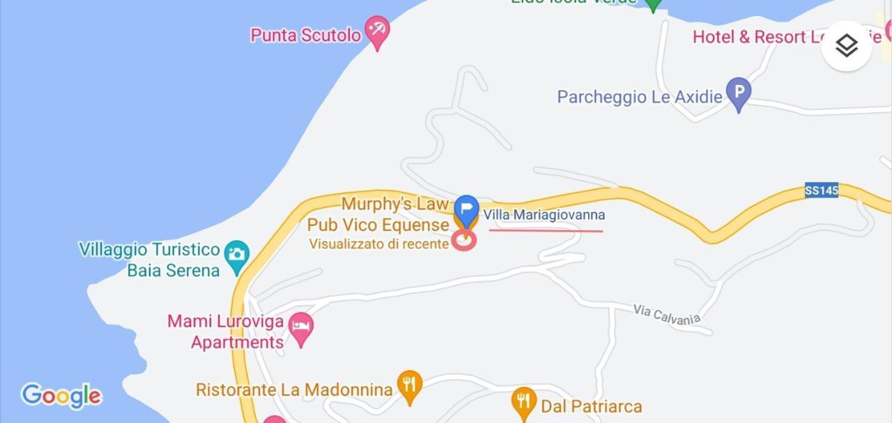 Villa Mariagiovanna Vico Equense Exterior photo